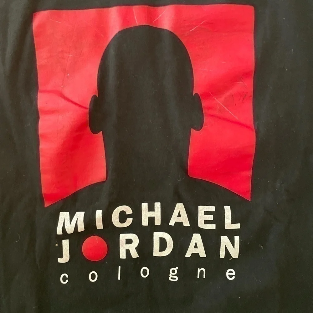 Vintage Michael Jordan Cologne Promo shirt Black 1999